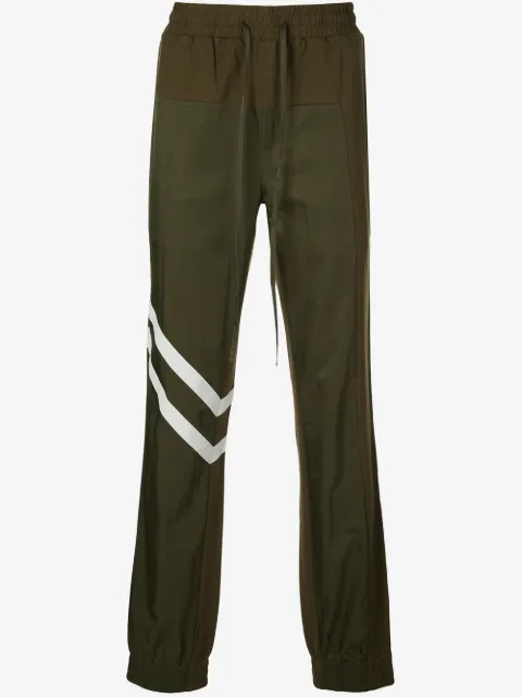 God's Masterful Children geometric panelled track pants