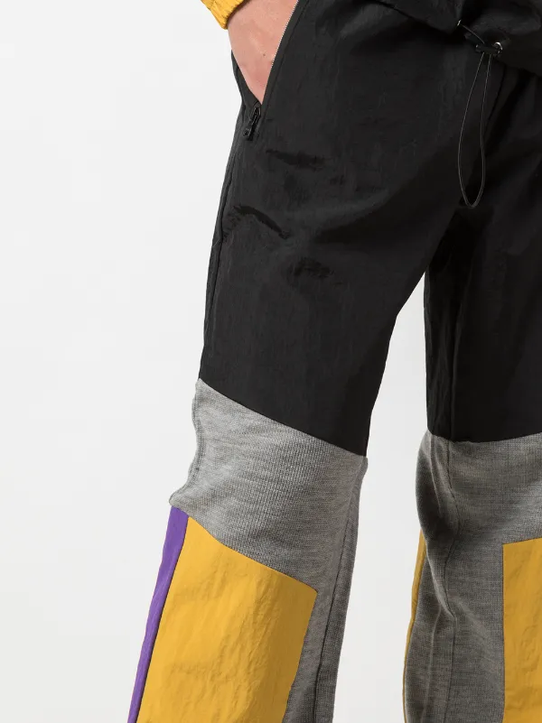 panelled track pants