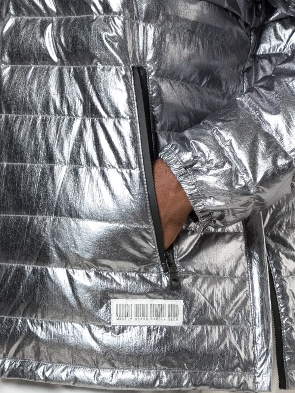 quarter zip down jacket