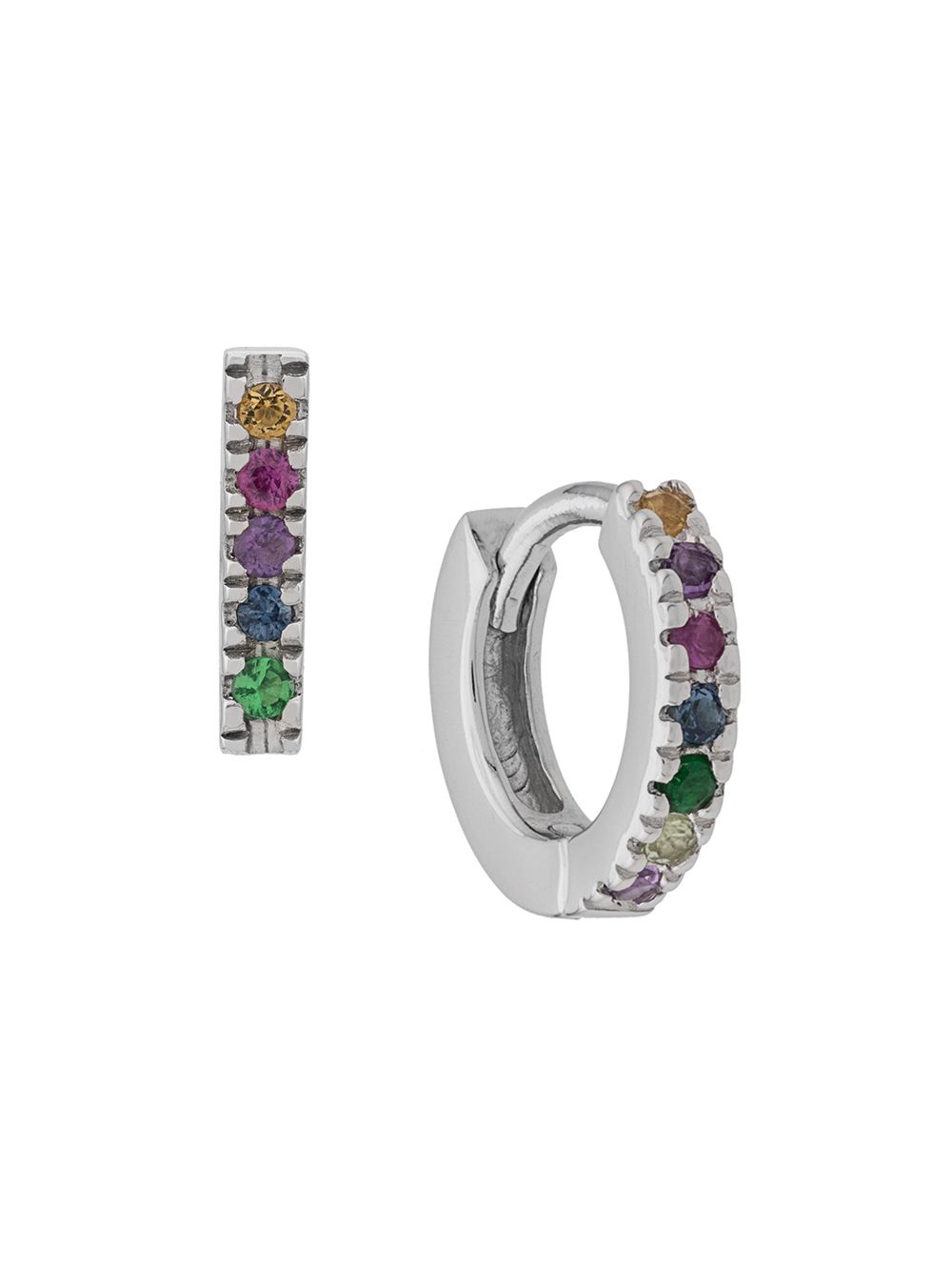 фото Otiumberg rainbow huggie hoop earring