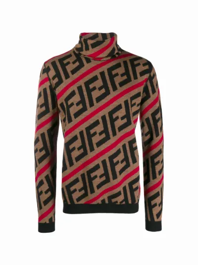 FF motif turtleneck jumper | Fendi 