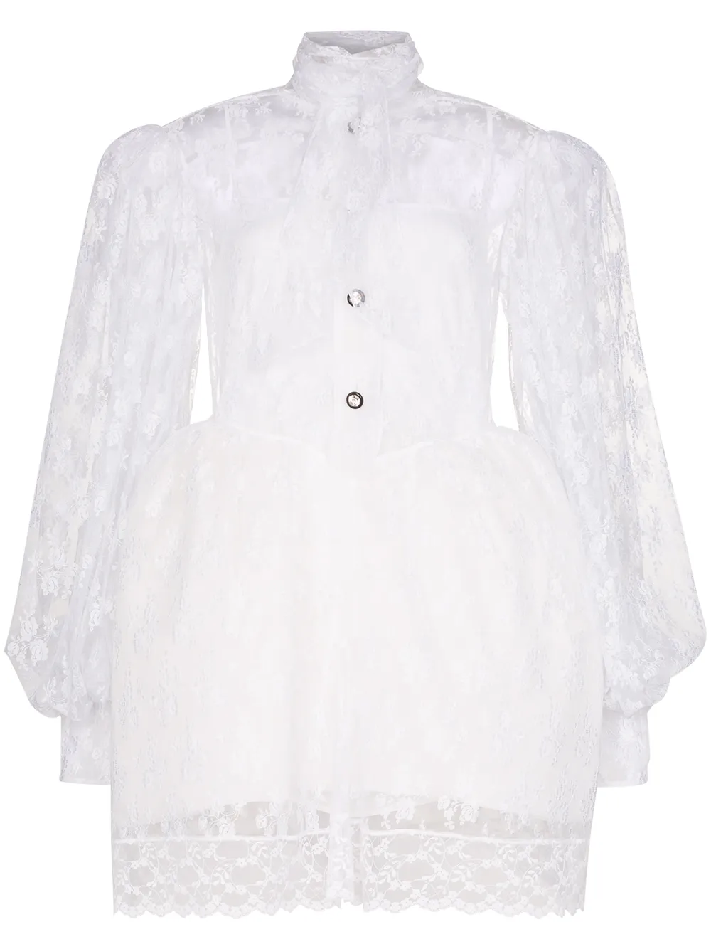 Christopher Kane Dresses puff sleeve lace mini dress