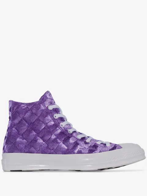 Converse Chuck 70 Hi "Quilted Velvet" sneakers