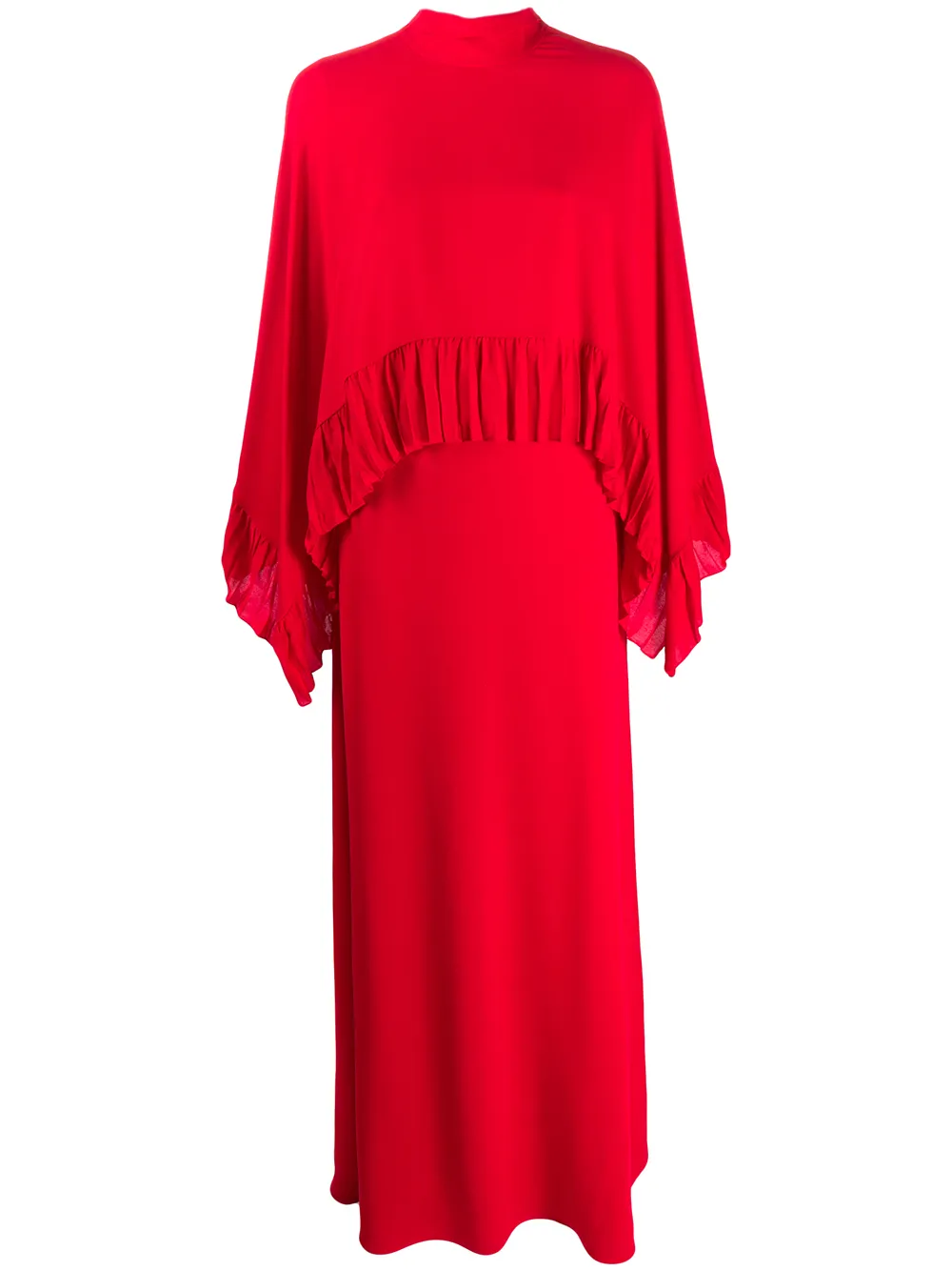 Valentino Garavani Geplooide jurk Rood