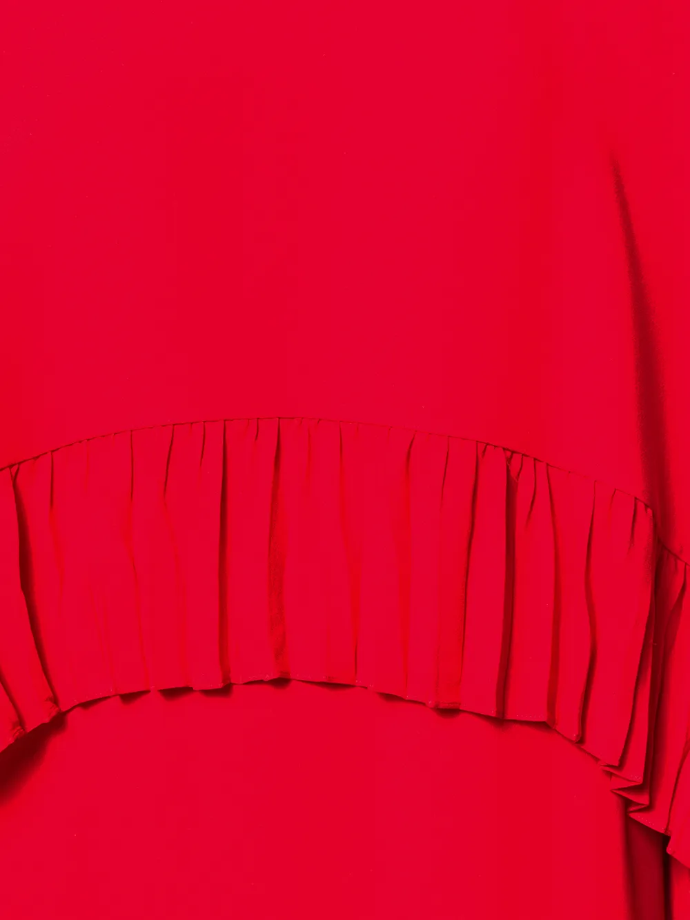 Valentino Garavani Geplooide jurk Rood