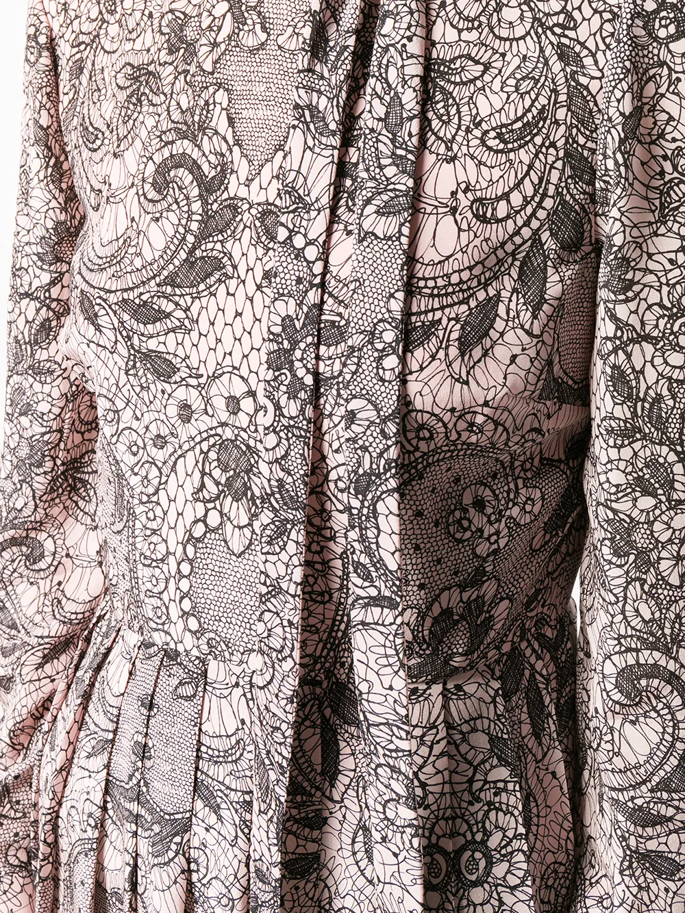Valentino Garavani Geplooide jurk Roze