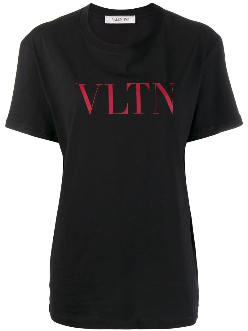 Valentino Garavani logo print T-shirt black | MODES