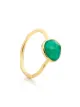 Image 1 of Monica Vinader Siren Stacking Green Onyx ring