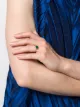 Image 2 of Monica Vinader Siren Stacking Green Onyx ring