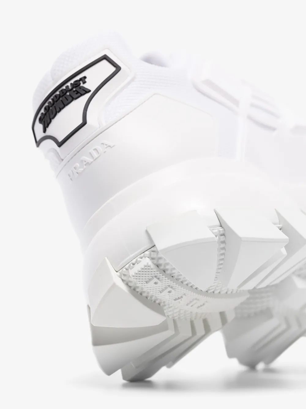 prada cloudbust thunder white and grey