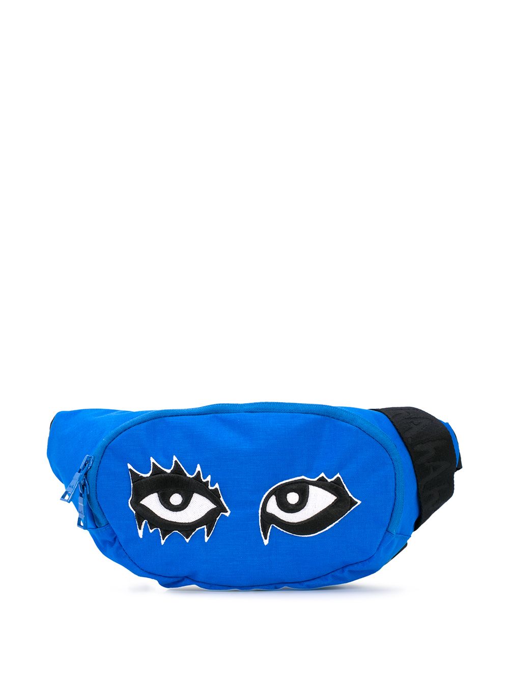 Shop Haculla Signature Eyes Belt Bag In Blue