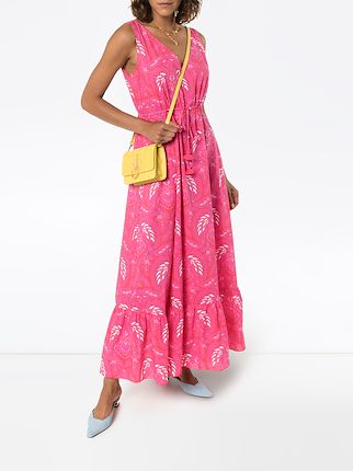 Indira batik-print maxi dress展示图