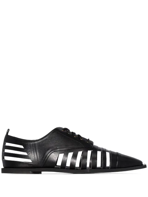 ROSIE ASSOULIN CUTOUT LACE UP OXFORD SHOES