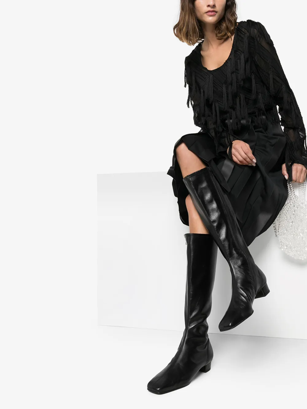by far black edie boots