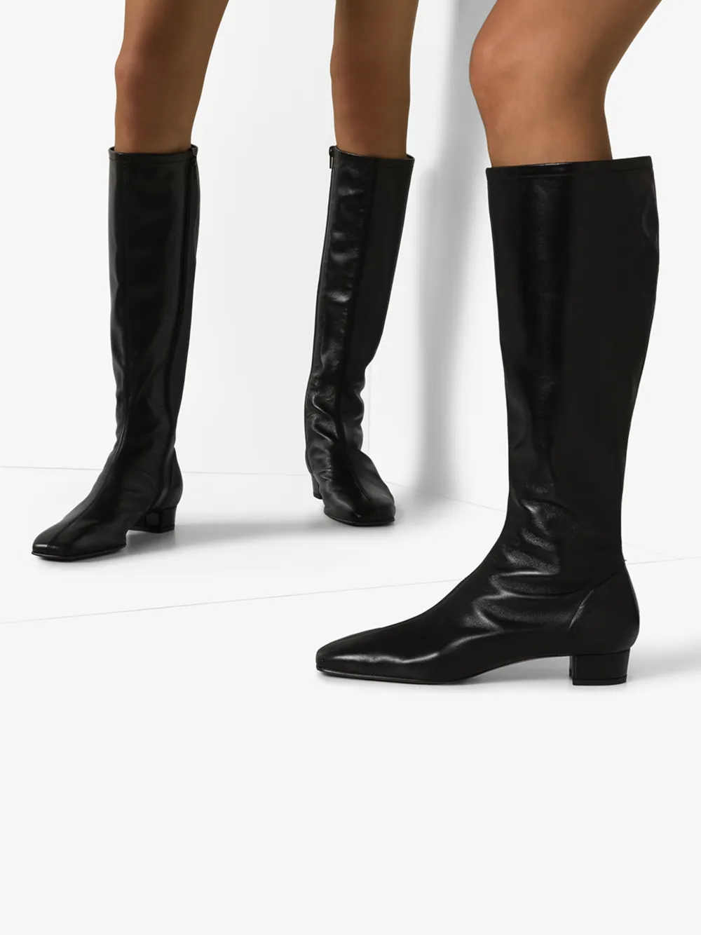 by far black edie boots