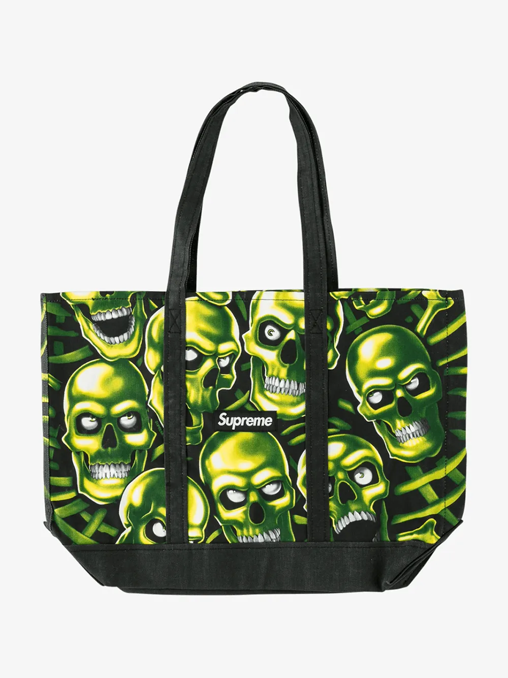 supreme skull tote bag