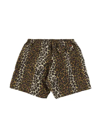 supreme leopard shorts