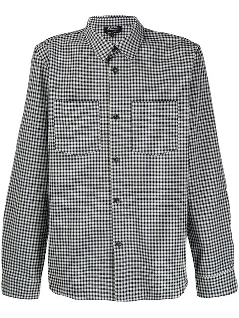 gingham overshirt