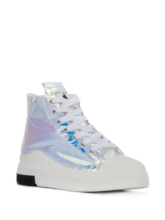 chunky iridescent sneakers展示图