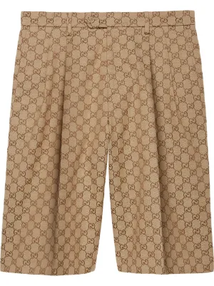 gucci monogram shorts