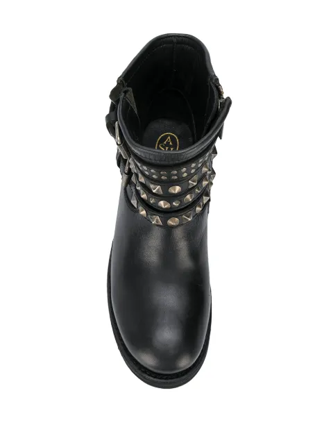 ash tatum biker boots