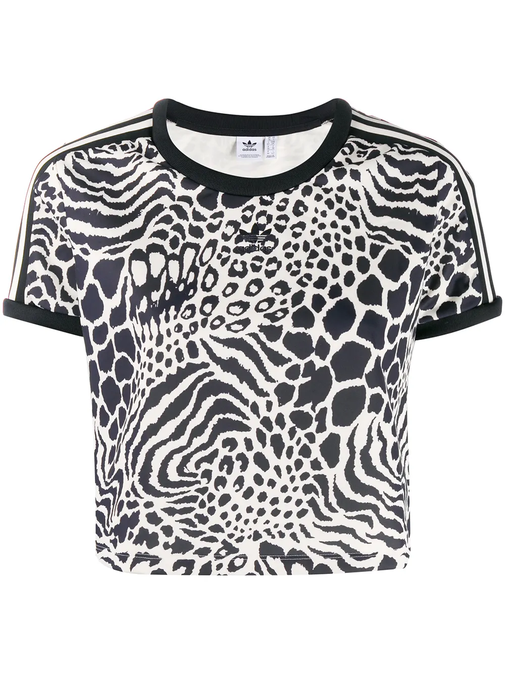 camiseta adidas animal print