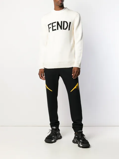 FENDI MONSTER EYES JOGGING TROUSERS
