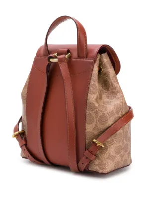 evie backpack in signature canvas