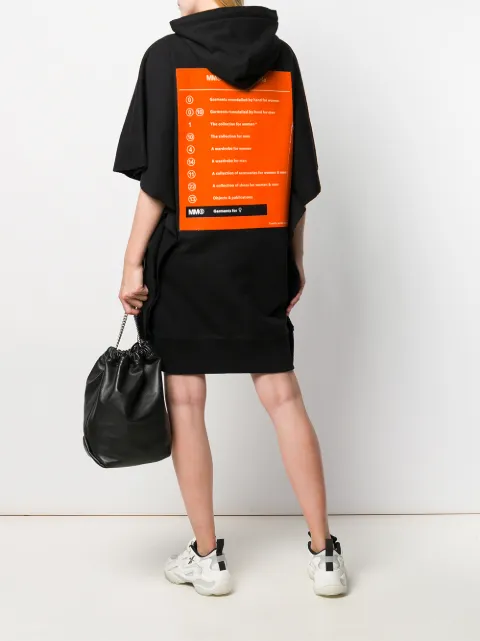 mm6 hoodie dress