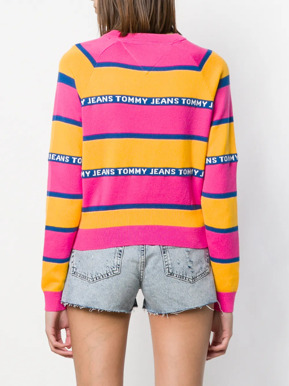 yellow tommy jeans sweater