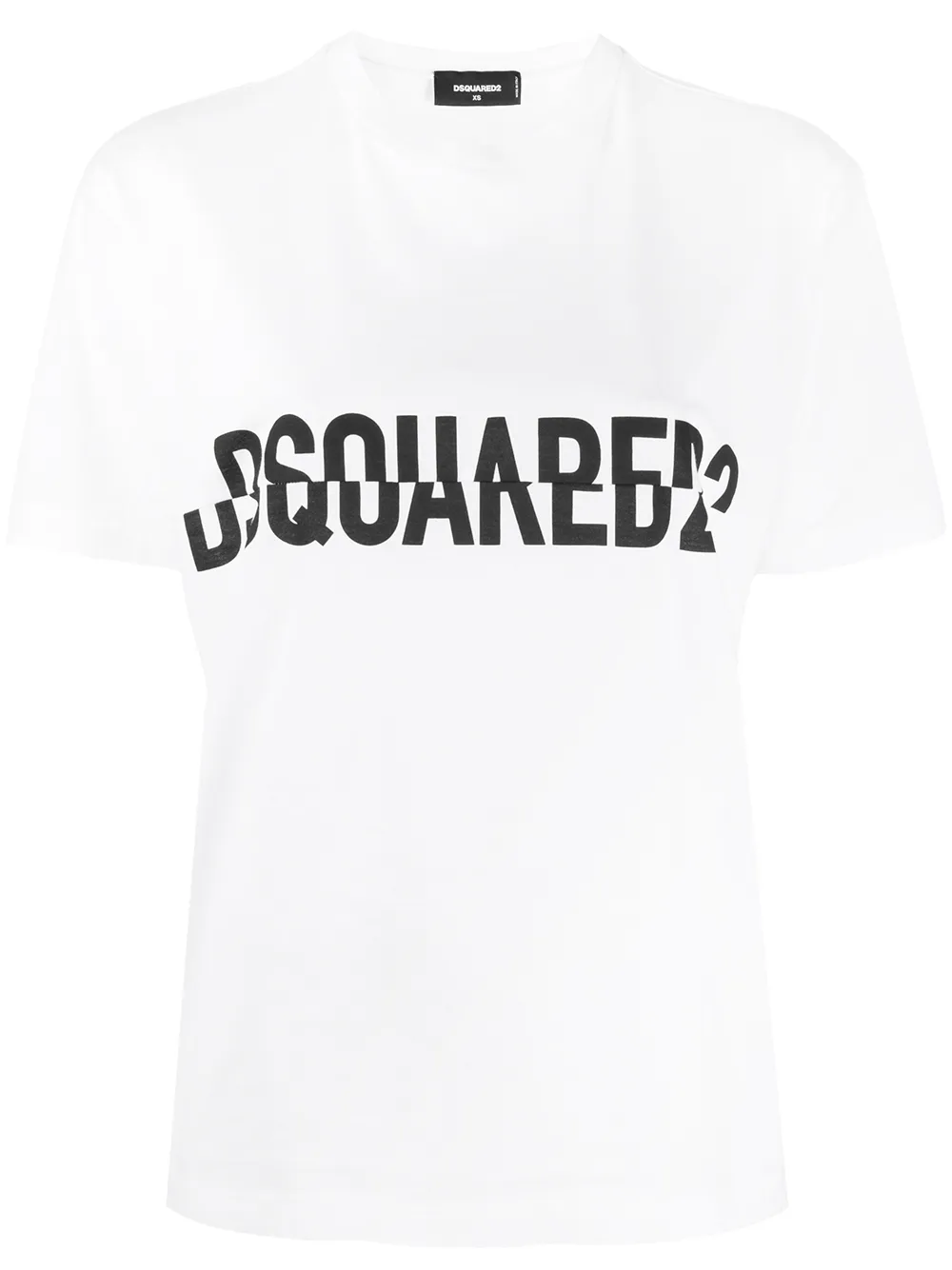 DSQUARED2 로고 티셔츠 | 화이트 | Image 1