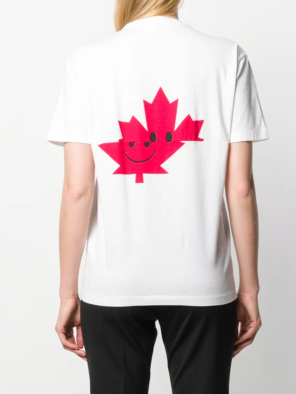 DSQUARED2 T-shirt met logo Wit