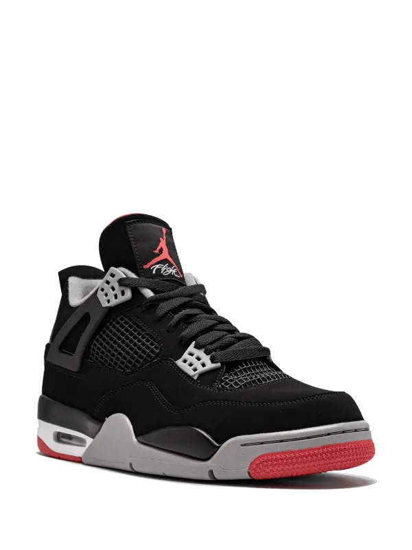 Air jordan 4 bred hot sale gs