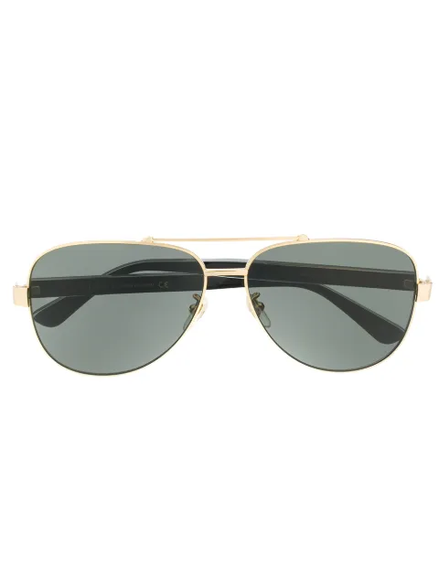 Gucci Eyewear lentes de sol estilo aviador 