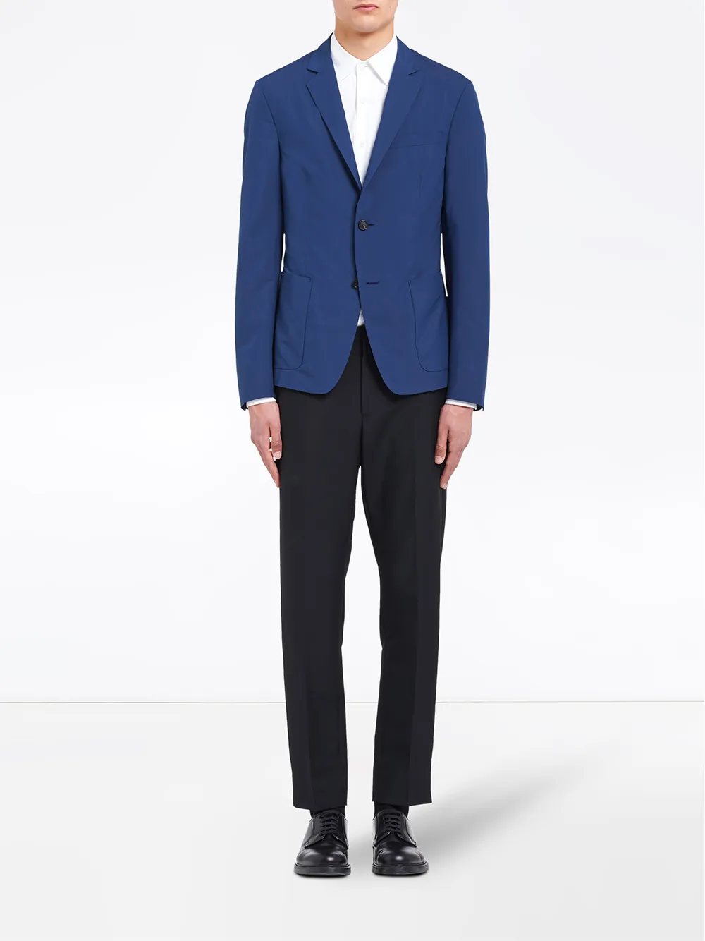 Prada Popeline jack - Blauw