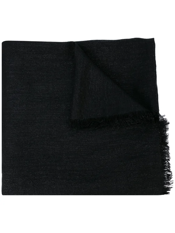 Brunello Cucinelli Metallic Scarf in Black