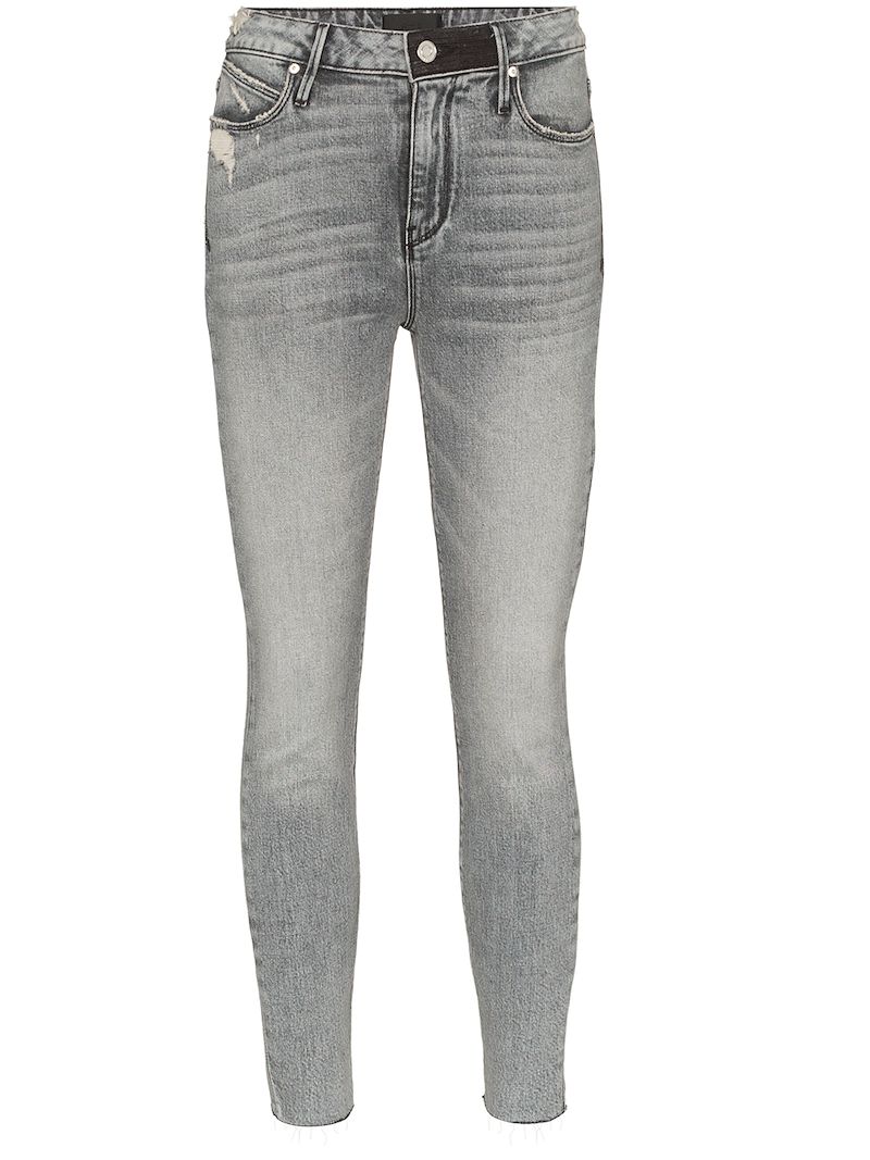 Rta Jeans RTA 'MADRID' SKINNY-JEANS MIT HOHEM BUND - SCHWARZ