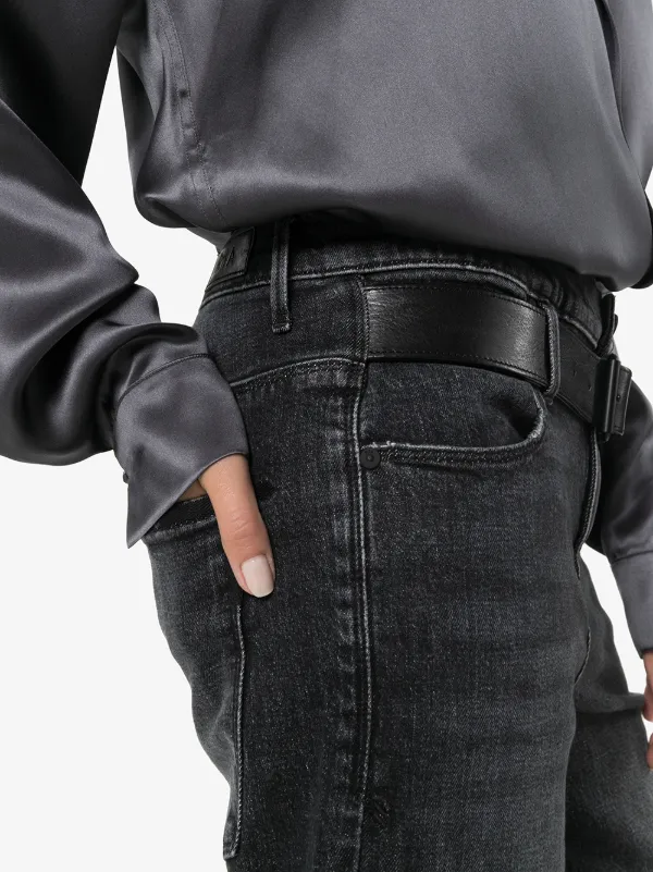 black belted jeans