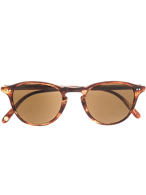 Garrett Leight Hampton round-frame sunglasses
