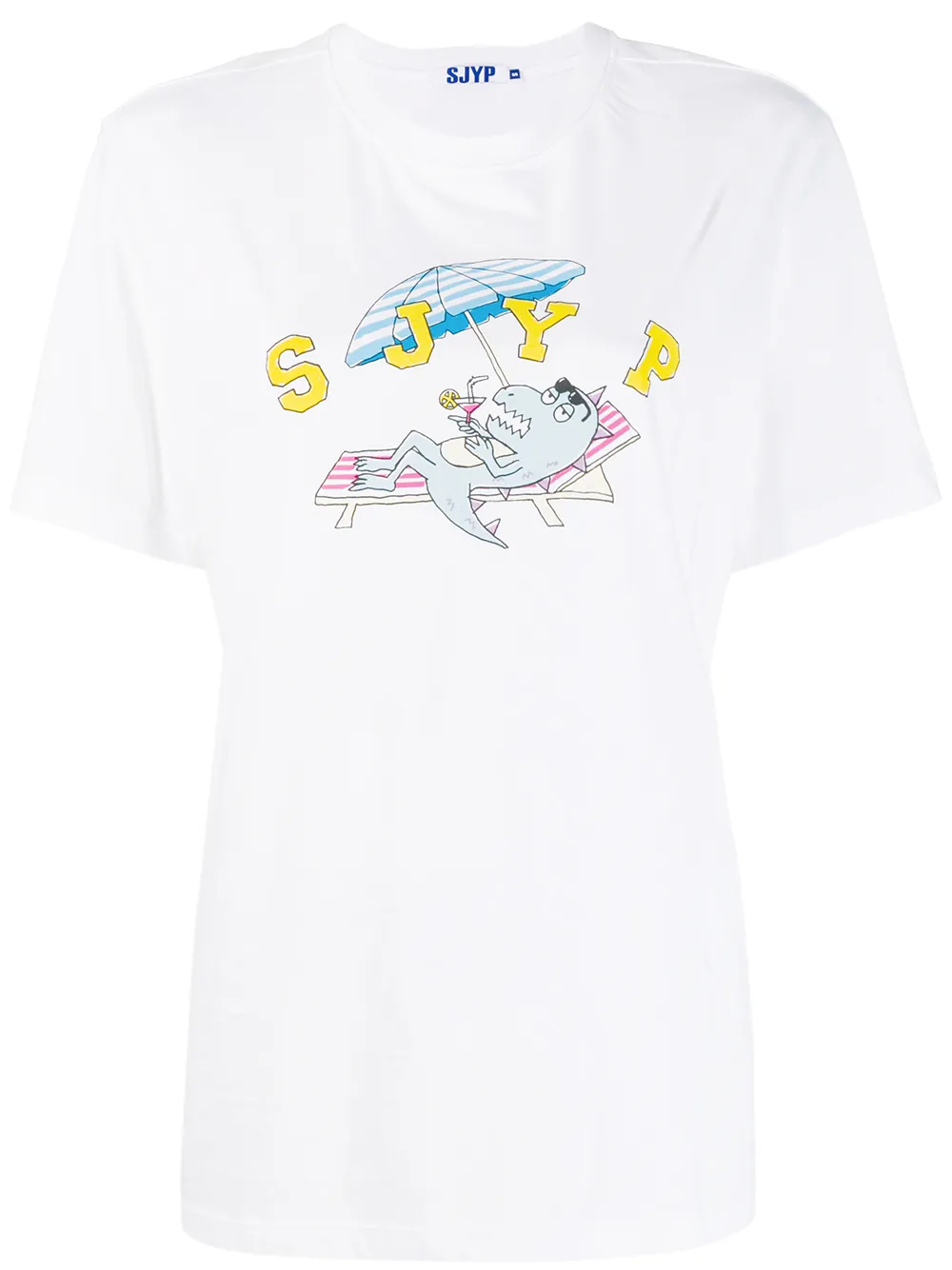SJYP футболка Dino Vacay SJYP футболка Dino Vacay