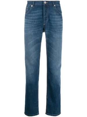 クチネリ　デニム　ジーンズ BRUNELLO CUCINELLI ブルネロクチネリ グレー ストレートデニム