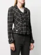 Chanel Pre-Owned سترة كاروهات مجسمة