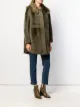 Yves Salomon hooded shearling coat