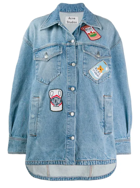 acne oversized denim jacket