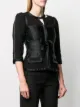 Chanel Pre-Owned 2006's collarless ribbons fitted jacket