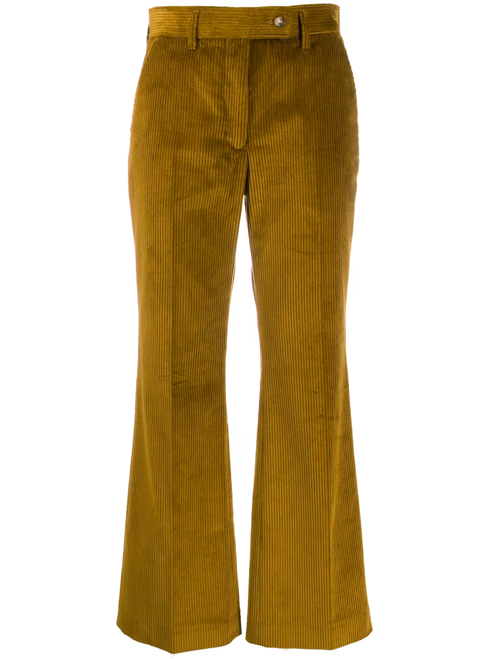 corduroy cropped trousers