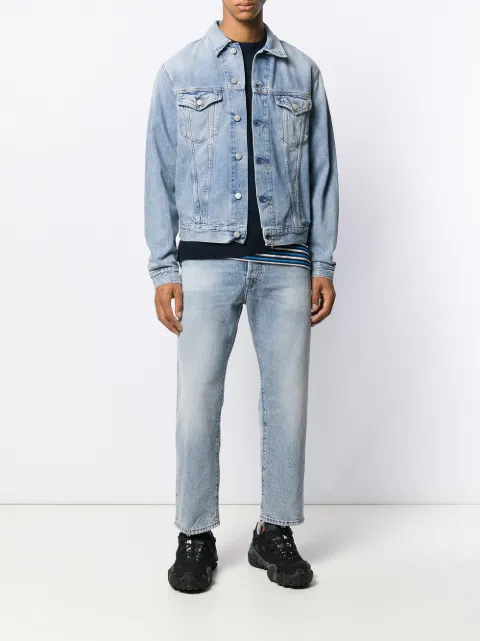 ACNE STUDIOS 2003 LIGHT BLUE TRASH JEANS