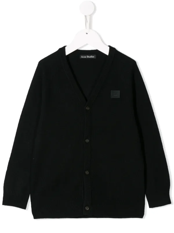 acne studios black cardigan