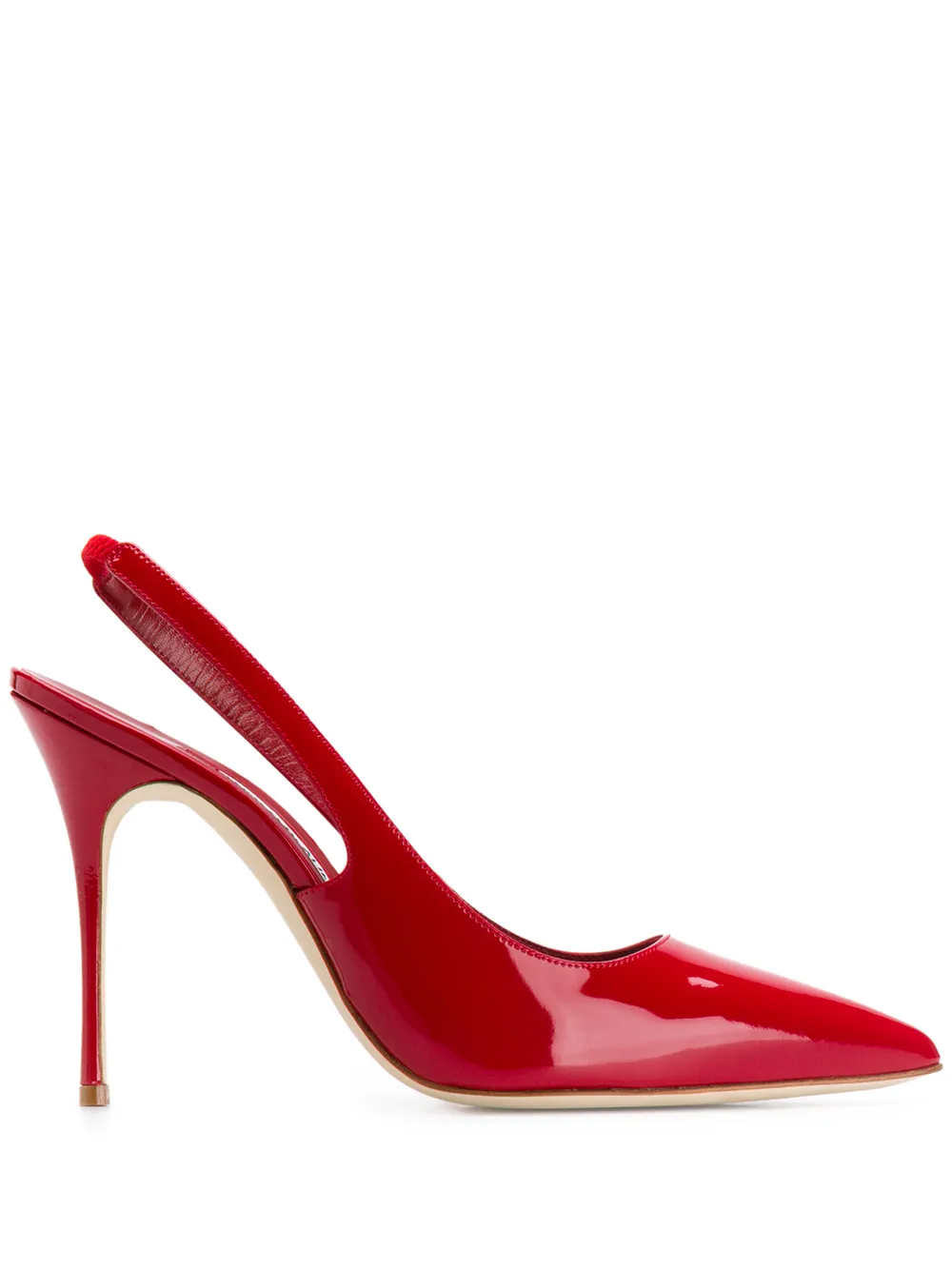 red slingback heels