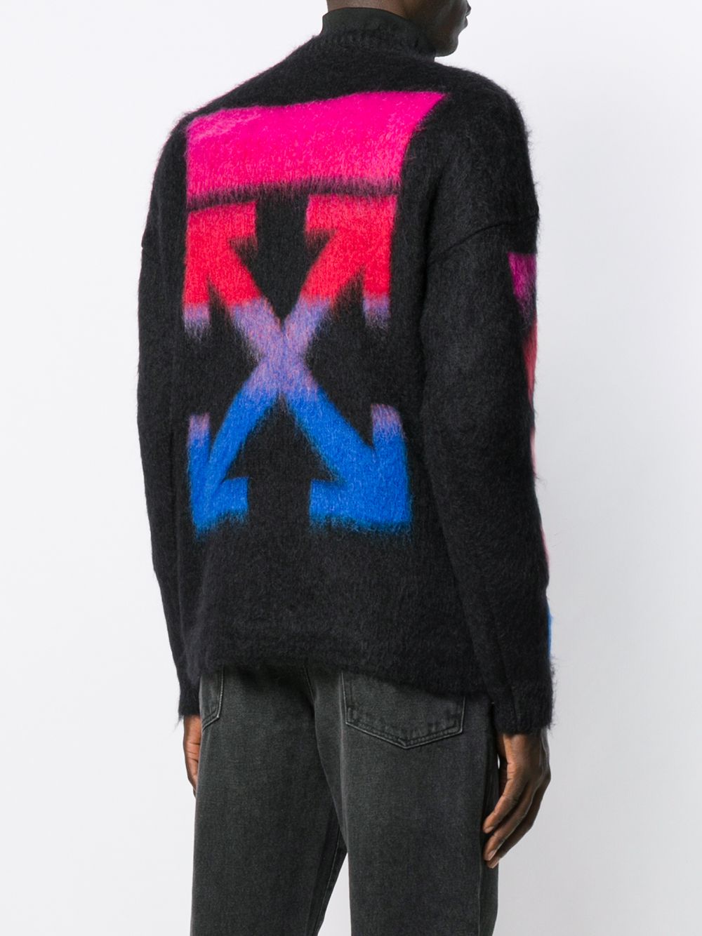 фото Off-white свитер diagonal с принтом